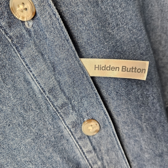 100% Cotton Casual Shirt Dress - Picture 4 of 7